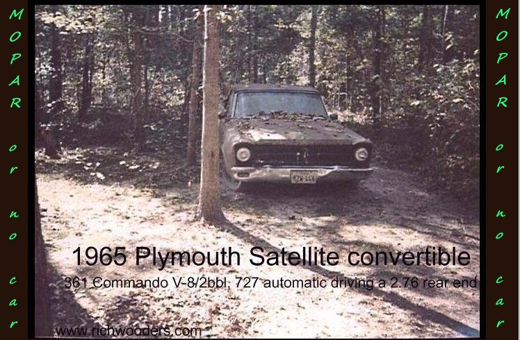 1965 Plymouth Satellite Convertible