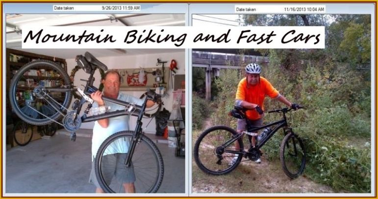 Mountain Biking and Fast Cars